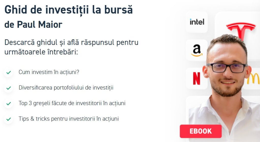 Descarcă ghidul de investiții la bursă realizat de către Paul Maior împreună cu XTB România