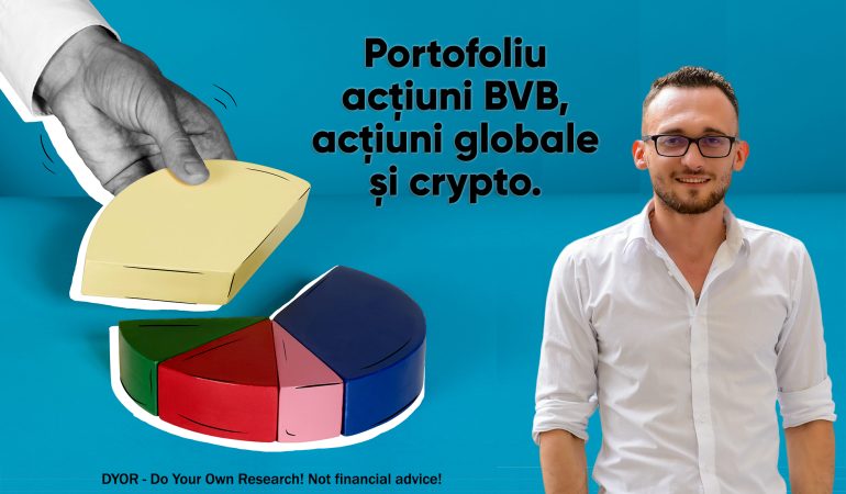 Portofoliu acțiuni BVB, acțiuni internaționale + crypto