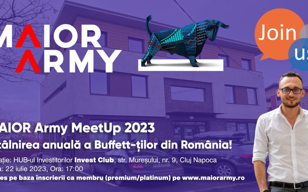 MAIOR Army MeetUp: Întâlnire anuală a Buffett-ților din România